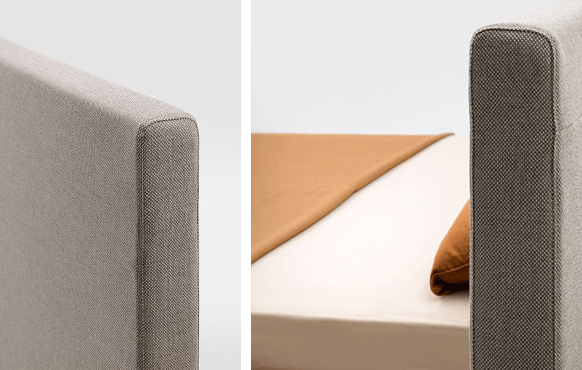 Designbed Simple comfort hoofdbord BedHabits